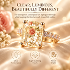 🌸 Vintage Floral Art Ring – Gold-Tone Statement Ring Collection ✨