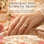 🌸 Vintage Floral Art Ring – Gold-Tone Statement Ring Collection ✨